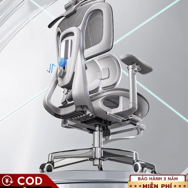 Cách thiết lập 5 nấc điều chỉnh lưng trên ghế công thái học Xpanse 904 cho công việc lâu giờ