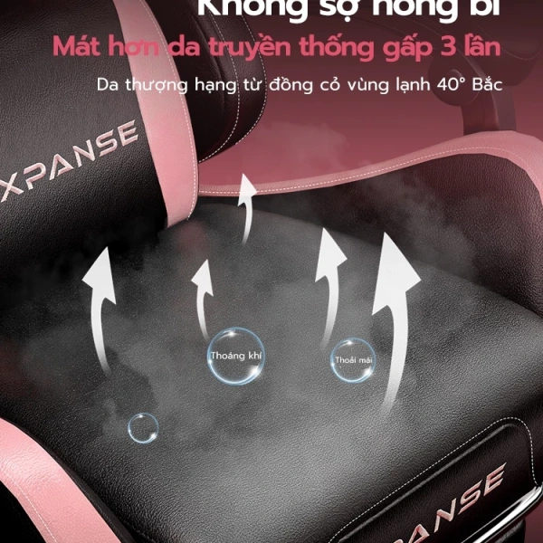 Hình ảnh sản phẩm Ghế công thái học Xpanse X33 – ghế game gaming |Thiết kế đặc biệt cho nữ giới| ghế đệm làm việc ghế xoay văn phòng
