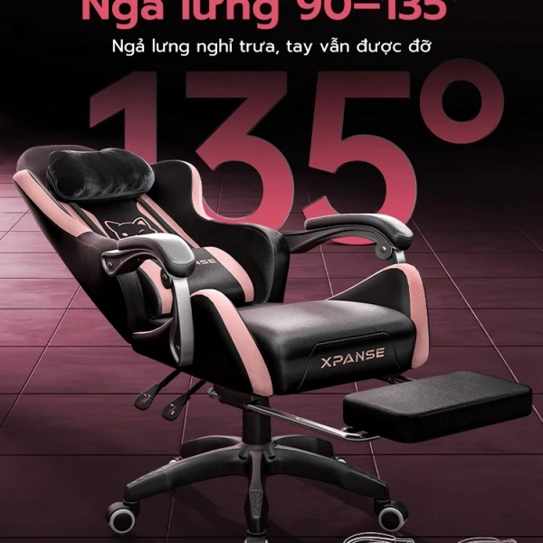 Hình ảnh sản phẩm Ghế công thái học Xpanse X33 – ghế game gaming |Thiết kế đặc biệt cho nữ giới| ghế đệm làm việc ghế xoay văn phòng
