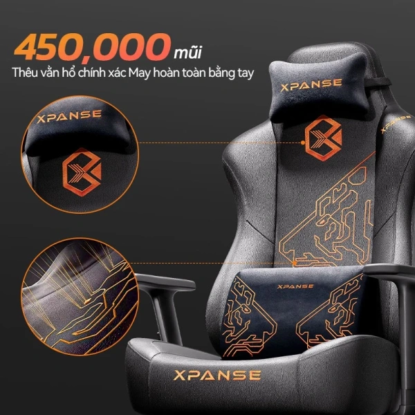 Hình ảnh sản phẩm Ghế gaming Xpanse công thái học xoay, tựa lưng hỗ trợ, 30 ngày thử - 2.199.000₫
