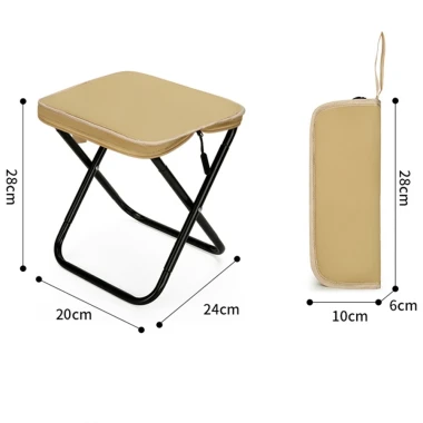 Ghế gấp gọn du lịch camping tiện lợi - Ghế xếp dạng ví câu cá giá rẻ chỉ 128k 4