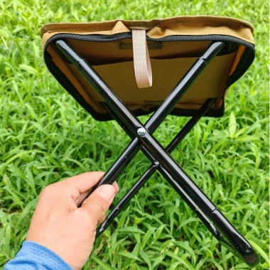 Ghế gấp gọn du lịch camping tiện lợi - Ghế xếp dạng ví câu cá giá rẻ chỉ 128k 6