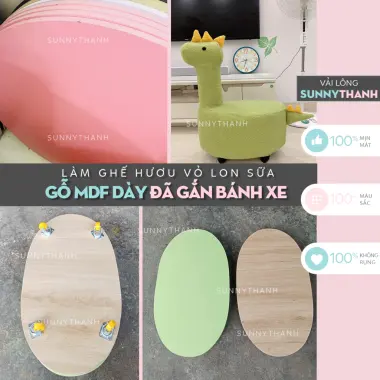 Ghế Hươu Tái Chế Từ Vỏ Lon Sữa SunnyThanh - Đồ Chơi Cho Bé Giá 231k 4