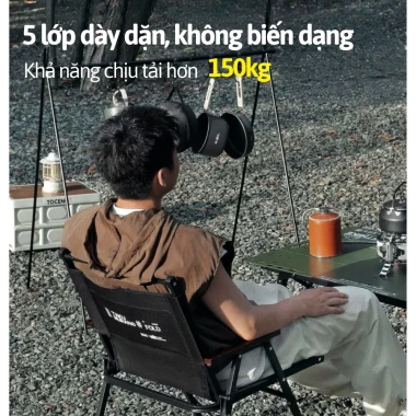 Ghế Kermit gấp gọn dã ngoại Takumaru - Khung thép carbon cao cấp, du lịch, cắm trại chỉ 430k 4 Ghế Kermit gấp gọn dã ngoại Takumaru - Khung thép carbon cao cấp, du lịch, cắm trại chỉ 430k 4