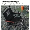 Ghế Kermit gấp gọn dã ngoại Takumaru - Khung thép carbon cao cấp, du lịch, cắm trại chỉ 430k 5