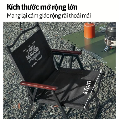 Ghế Kermit gấp gọn dã ngoại Takumaru - Khung thép carbon cao cấp, du lịch, cắm trại chỉ 430k 5 Ghế Kermit gấp gọn dã ngoại Takumaru - Khung thép carbon cao cấp, du lịch, cắm trại chỉ 430k 5
