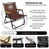 Ghế Kermit gấp gọn dã ngoại Takumaru - Khung thép carbon cao cấp, du lịch, cắm trại chỉ 430k 12