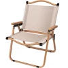 Ghế Nhôm Gấp Gọn Dã Ngoại Giá Rẻ - Tay Cầm Gỗ, Cắm Trại, Picnic Tiện Lợi Chỉ 135k 2