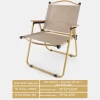Ghế Nhôm Gấp Gọn Dã Ngoại Giá Rẻ - Tay Cầm Gỗ, Cắm Trại, Picnic Tiện Lợi Chỉ 135k 3