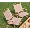 Ghế Nhôm Gấp Gọn Dã Ngoại Giá Rẻ - Tay Cầm Gỗ, Cắm Trại, Picnic Tiện Lợi Chỉ 135k 5
