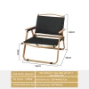 Ghế Nhôm Gấp Gọn Dã Ngoại Giá Rẻ - Tay Cầm Gỗ, Cắm Trại, Picnic Tiện Lợi Chỉ 135k 9