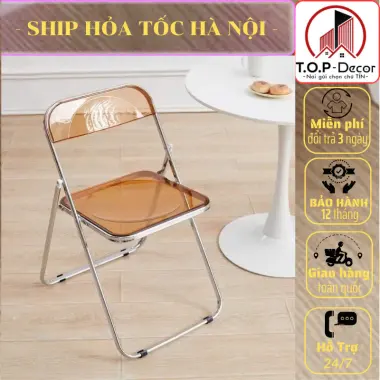 Ghế Văn Phòng Gấp Gọn Acrylic Trong Suốt Phong Cách Hàn Quốc Giá Rẻ 2 Ghế Văn Phòng Gấp Gọn Acrylic Trong Suốt Phong Cách Hàn Quốc Giá Rẻ 2