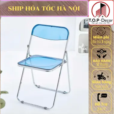 Ghế Văn Phòng Gấp Gọn Acrylic Trong Suốt Phong Cách Hàn Quốc Giá Rẻ 3 Ghế Văn Phòng Gấp Gọn Acrylic Trong Suốt Phong Cách Hàn Quốc Giá Rẻ 3