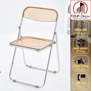 Ghế Văn Phòng Gấp Gọn Acrylic Trong Suốt Phong Cách Hàn Quốc Giá Rẻ 8 Ghế Văn Phòng Gấp Gọn Acrylic Trong Suốt Phong Cách Hàn Quốc Giá Rẻ 8