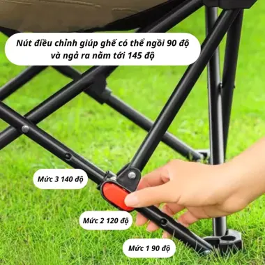 Ghế Xếp Kèm Bàn Gấp Inox Cao Cấp Vải Dù Quán Trà Cafe Giá Rẻ 90k Thay 115k Siêu Xinh 7