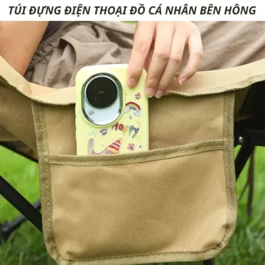 Ghế Xếp Kèm Bàn Gấp Inox Cao Cấp Vải Dù Quán Trà Cafe Giá Rẻ 90k Thay 115k Siêu Xinh 8