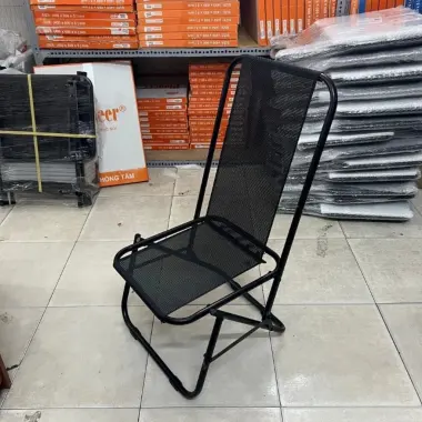 Ghế Xếp Lò Xo Khung Sắt Lưng Cao - Ghế Cà Phê Dựng Ngoài Trời Giá Rẻ 110k 2 Ghế Xếp Lò Xo Khung Sắt Lưng Cao - Ghế Cà Phê Dựng Ngoài Trời Giá Rẻ 110k 2