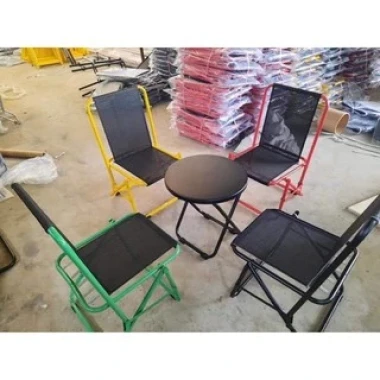 Ghế Xếp Lò Xo Khung Sắt Lưng Cao - Ghế Caffê, Trà Sữa, Câu Cá Giá Rẻ 110k 6 Ghế Xếp Lò Xo Khung Sắt Lưng Cao - Ghế Caffê, Trà Sữa, Câu Cá Giá Rẻ 110k 6