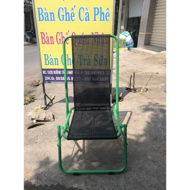 Ghế Xếp Lò Xo Khung Sắt Lưng Cao - Ghế Caffê, Trà Sữa, Câu Cá Giá Rẻ 110k 12 Ghế Xếp Lò Xo Khung Sắt Lưng Cao - Ghế Caffê, Trà Sữa, Câu Cá Giá Rẻ 110k 12