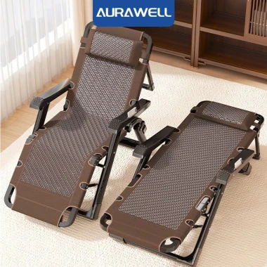 Ghế Xếp Thư Giãn AURAWELL - Giường Gấp Gọn, Mây Nhẹ, Tặng Gối, Giá Chỉ 1.199.000đ 2 Ghế Xếp Thư Giãn AURAWELL - Giường Gấp Gọn, Mây Nhẹ, Tặng Gối, Giá Chỉ 1.199.000đ 2