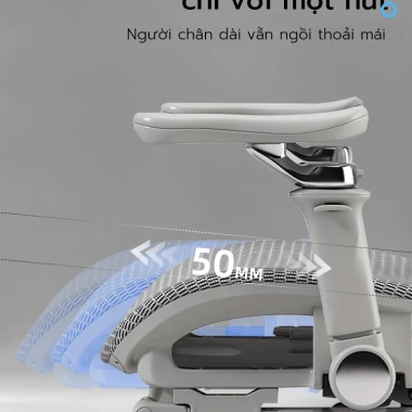 Ghế Xpanse T9 công thái học 4 lò xo, đệm lưng kép, lưới du pont – giá 3.449.000₫