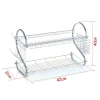 Giá úp bát đĩa inox 2 tầng có khay hứng nước - Siêu bền, chỉ 149.900 đồng 3