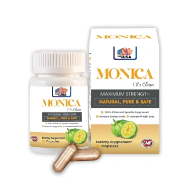 Giảm Cân MONICA Chính Hãng Hộp 30 Viên Mẫu Mới - Hỗ Trợ Giảm Mỡ Cấp Tốc, Giá 235.000đ 3
