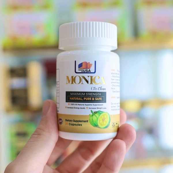 Hình ảnh sản phẩm Giảm Cân MONICA Chính Hãng Hộp 30 Viên Mẫu Mới - Hỗ Trợ Giảm Mỡ Cấp Tốc, Giá 235.000đ