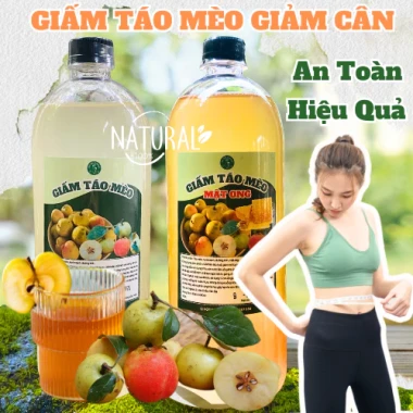 Giấm Táo Mèo Mật Ong Lên Men Tự Nhiên Giảm Cân Tối Ưu 1000ml Giá Rẻ 39.500đ 2 Giấm Táo Mèo Mật Ong Lên Men Tự Nhiên Giảm Cân Tối Ưu 1000ml Giá Rẻ 39.500đ 2