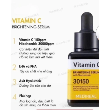 GIAO SIÊU TỐC 4H - Tinh Chất Mediheal Vitamin C Brightening Serum 40ml - Da Rạng Rỡ, Giảm Giá 420k 2