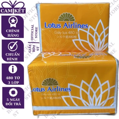 Giấy ăn rút Lụa Thuận Phát 3 lớp mềm mại - 480 tờ/gói giá chỉ 15.000đ tiện lợi 2