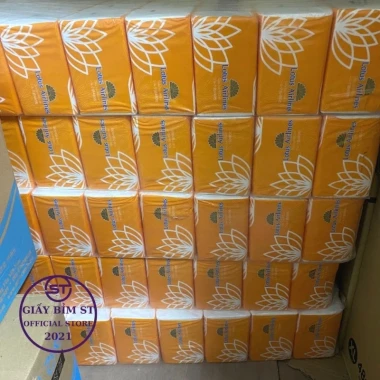 Giấy ăn rút Lụa Thuận Phát 3 lớp mềm mại - 480 tờ/gói giá chỉ 15.000đ tiện lợi 3