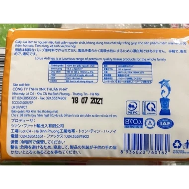 Giấy ăn rút Lụa Thuận Phát 3 lớp mềm mại - 480 tờ/gói giá chỉ 15.000đ tiện lợi 8