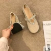 Giày Bệt Lưới Du Lịch Nữ Đế Cao Su Mềm Quai Ngang Đá Cực Xinh - Khuyến Mãi 110.000 VND