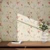 Giấy Dán Tường Cành Đào Lá Đỏ Retro Giá Rẻ Khổ 45cm Sẵn Keo Chỉ 18700đ 2