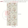 Giấy Dán Tường Cành Đào Lá Đỏ Retro Giá Rẻ Khổ 45cm Sẵn Keo Chỉ 18700đ 4