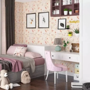 Giấy Dán Tường Cành Đào Lá Đỏ Retro Giá Rẻ Khổ 45cm Sẵn Keo Chỉ 18700đ 10