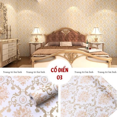 Giấy Dán Tường Cành Đào Lá Đỏ Retro Giá Rẻ Khổ 45cm Sẵn Keo Chỉ 18700đ 16