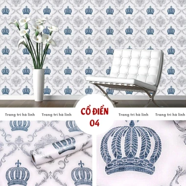 Giấy Dán Tường Cành Đào Lá Đỏ Retro Giá Rẻ Khổ 45cm Sẵn Keo Chỉ 18700đ 17