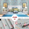 Giấy Dán Tường Cành Đào Lá Đỏ Retro Giá Rẻ Khổ 45cm Sẵn Keo Chỉ 18700đ 18