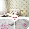 Giấy Dán Tường Cành Đào Lá Đỏ Retro Giá Rẻ Khổ 45cm Sẵn Keo Chỉ 18700đ 19
