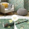 Giấy Dán Tường Cành Đào Lá Đỏ Retro Giá Rẻ Khổ 45cm Sẵn Keo Chỉ 18700đ 48