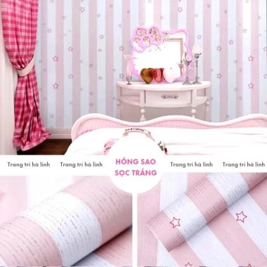Giấy dán tường Doraemon Kitty vũ trụ cho phòng ngủ trẻ em giá rẻ chỉ 19700đ 24