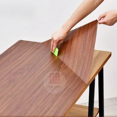 Giấy Dán Tường Giả Gỗ Chống Thấm Nước - Decal Vân Gỗ Dán Tủ Kệ Giá Rẻ 13500đ 7