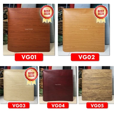 Giấy Dán Tường Giả Gỗ Chống Thấm Nước - Decal Vân Gỗ Dán Tủ Kệ Giá Rẻ 13500đ 8