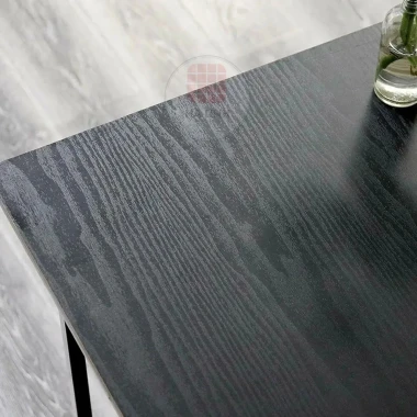 Giấy dán tường giả gỗ đen chống thấm, decal vân gỗ trang trí bàn tủ chỉ 11500đ 7