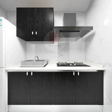 Giấy dán tường giả gỗ đen chống thấm, decal vân gỗ trang trí bàn tủ chỉ 11500đ 8