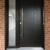 Giấy dán tường giả gỗ đen chống thấm, decal vân gỗ trang trí bàn tủ chỉ 11500đ 9
