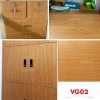Giấy dán tường giả gỗ đen chống thấm, decal vân gỗ trang trí bàn tủ chỉ 11500đ 13