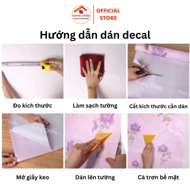 Giấy Dán Tường Xi Măng Chống Thấm 45x10m Có Keo - Dễ Dán, Siêu Đẹp Giá 64k 5
